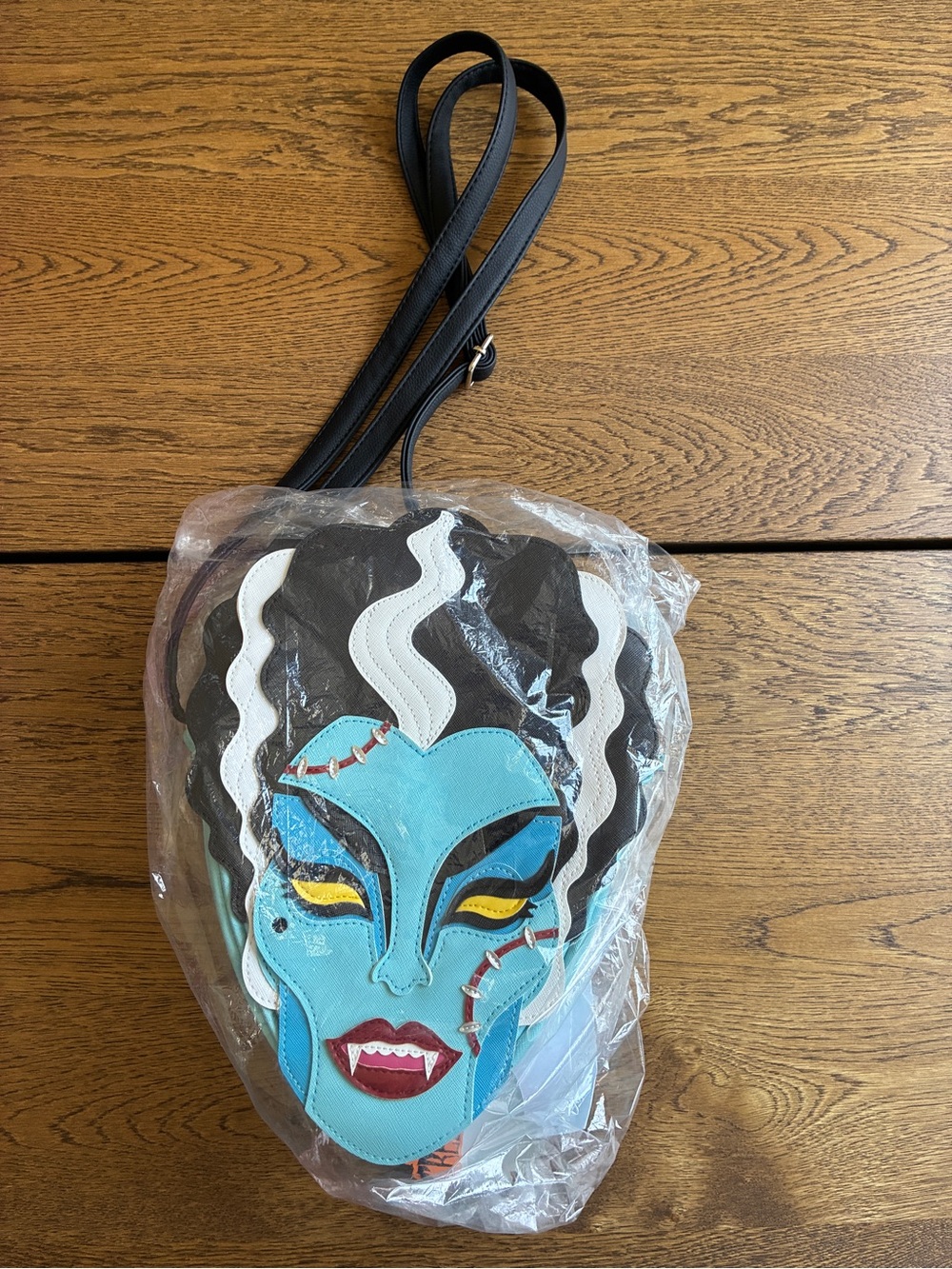 Bride of Frankenstein bag by Love Pain & Stitches X Vixen collab